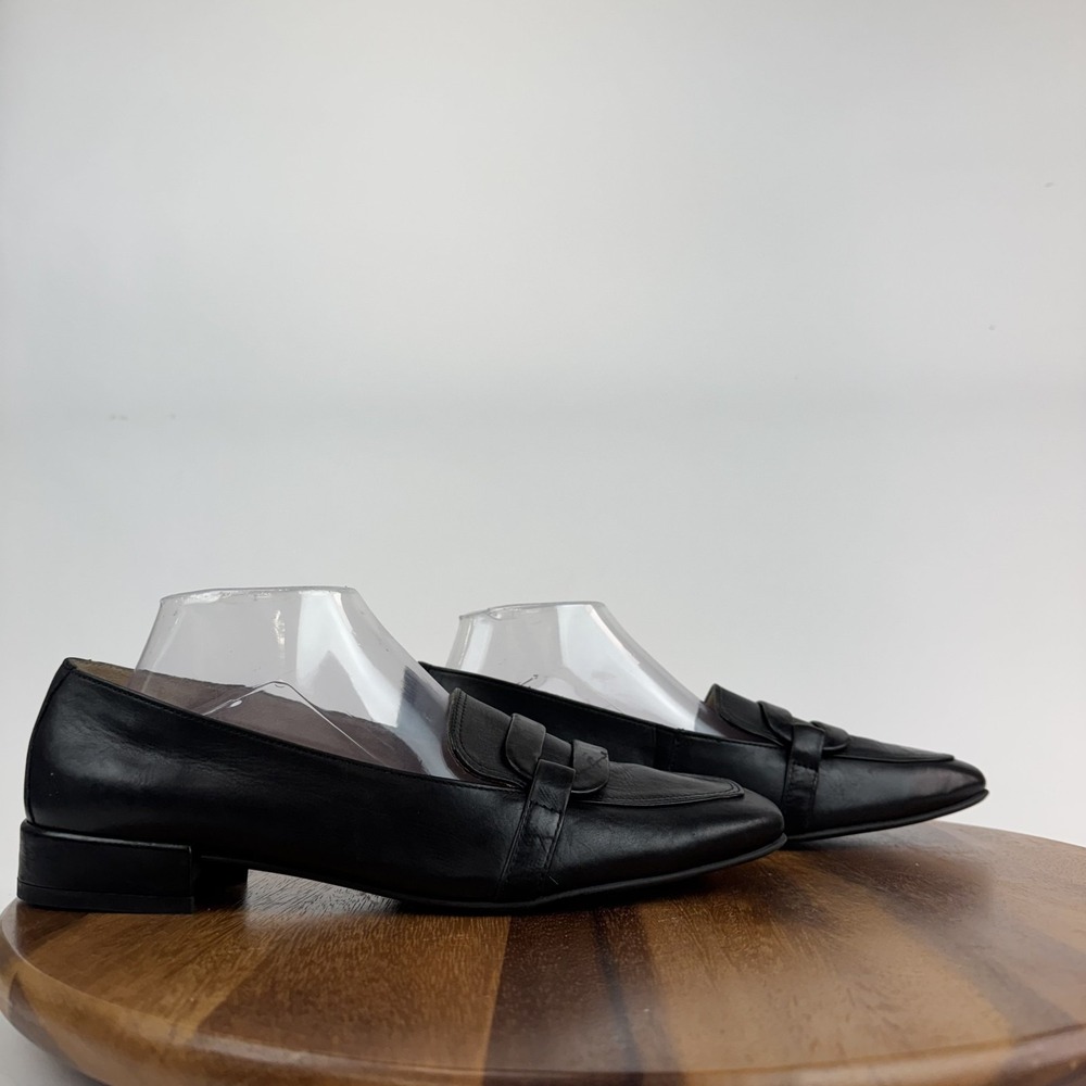 Womens‎ Paul Green Rimona Black Leather Comfort Formal Penny Loafers Size 10 M